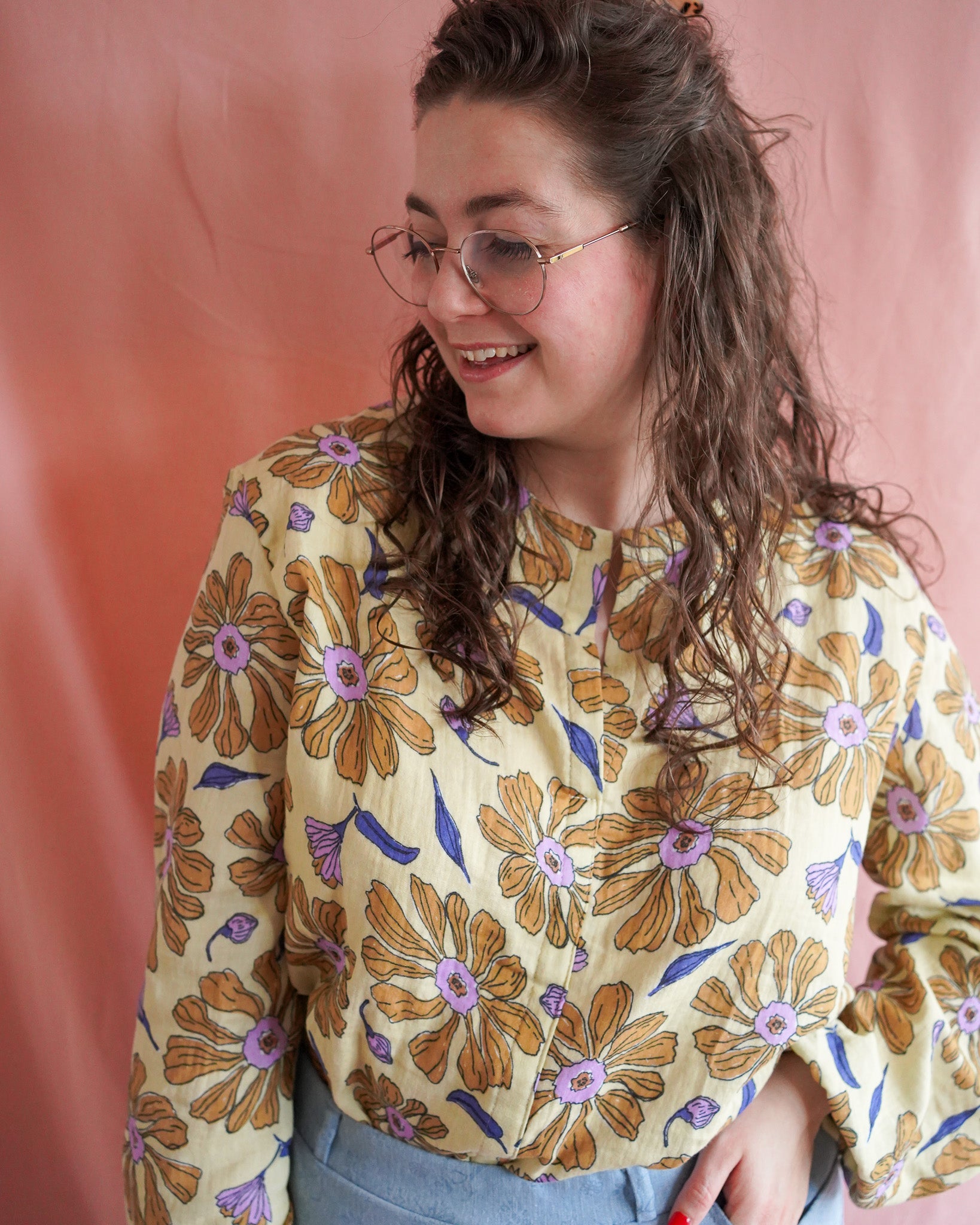 Sophie (soft yellow) blouse