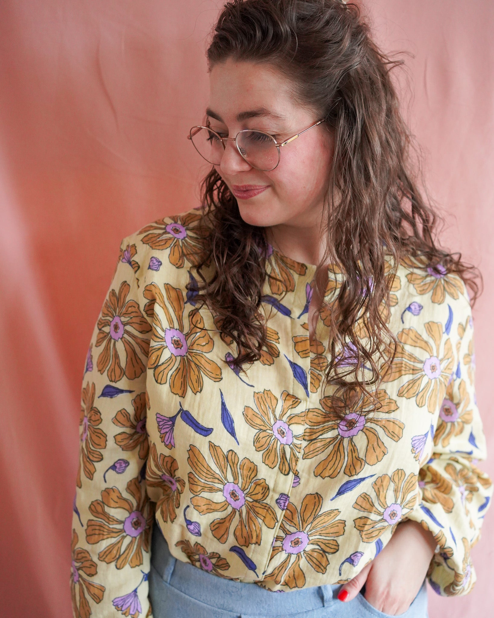 Sophie (soft yellow) blouse