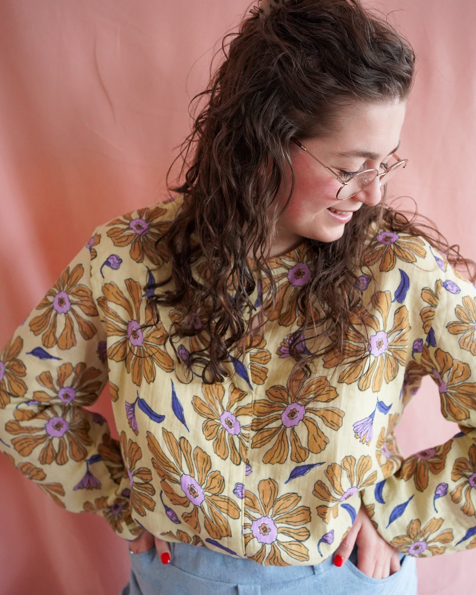 Sophie (soft yellow) blouse