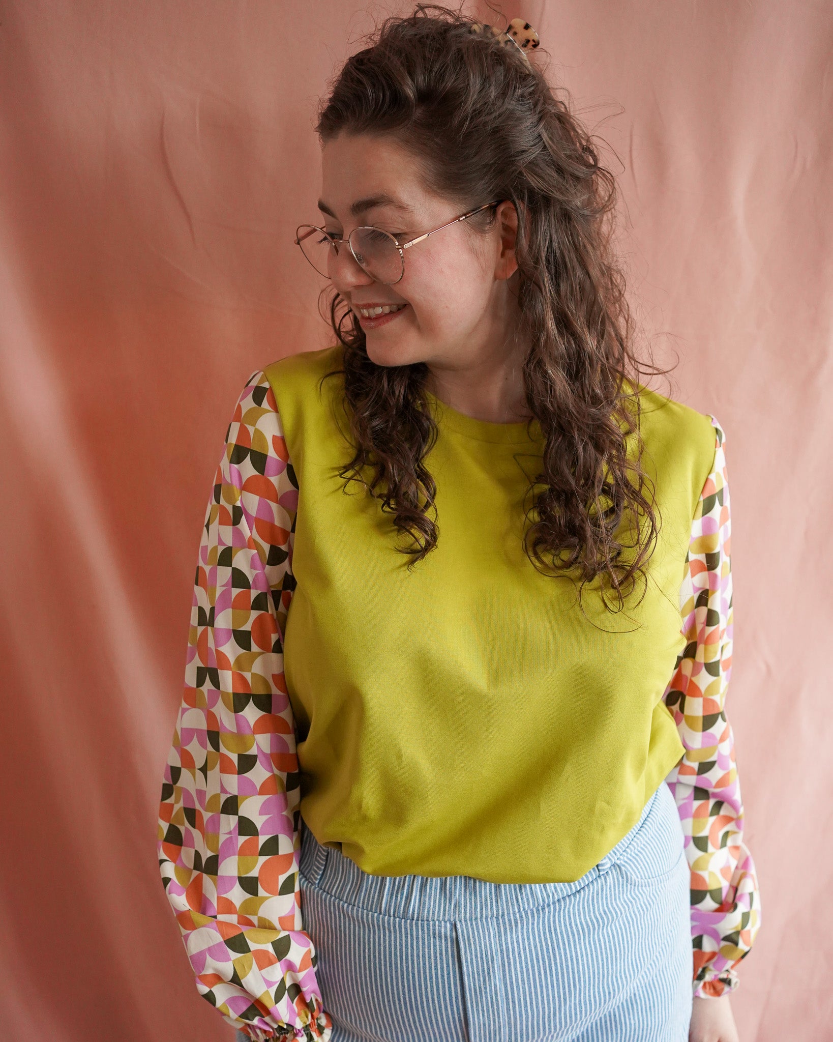 Vicky (lime) top