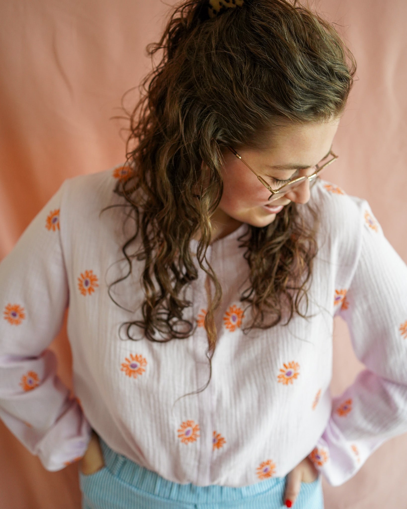 Sophie (lila) blouse