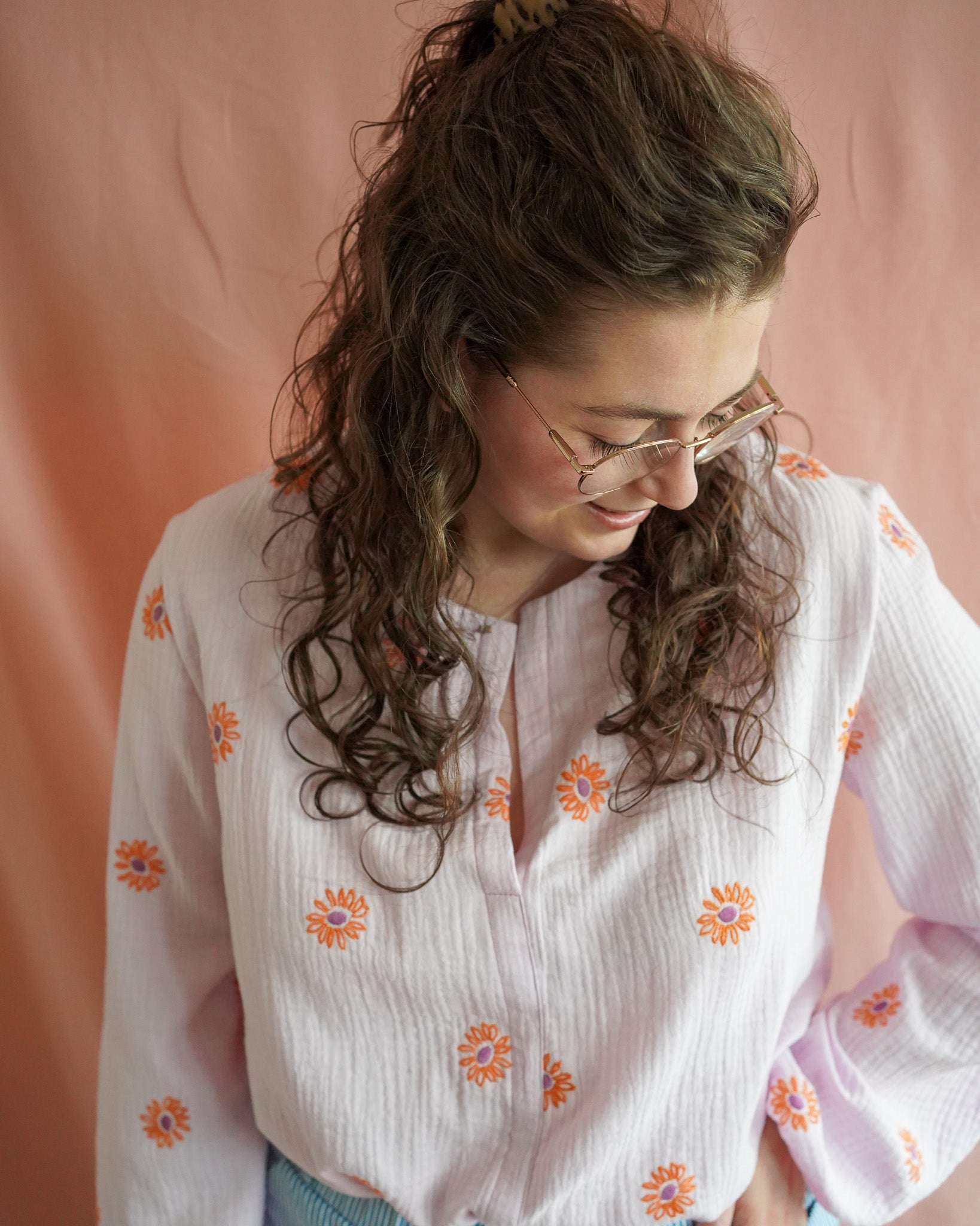 Sophie (lila) blouse