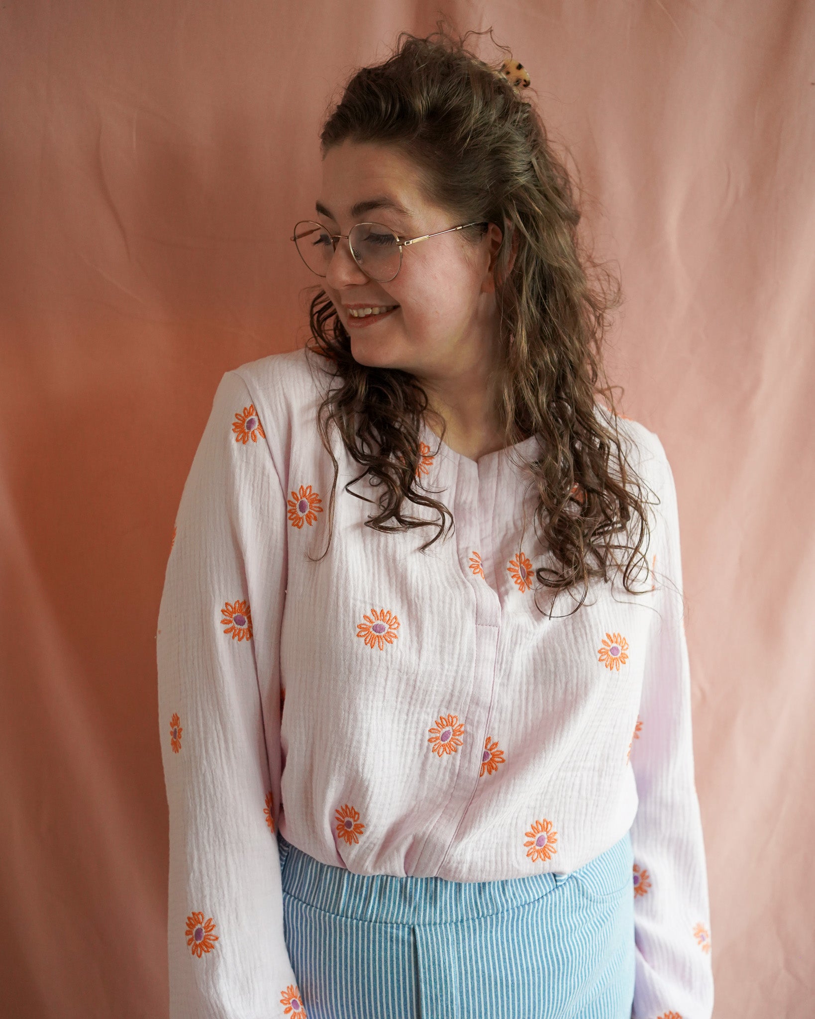Sophie (lila) blouse