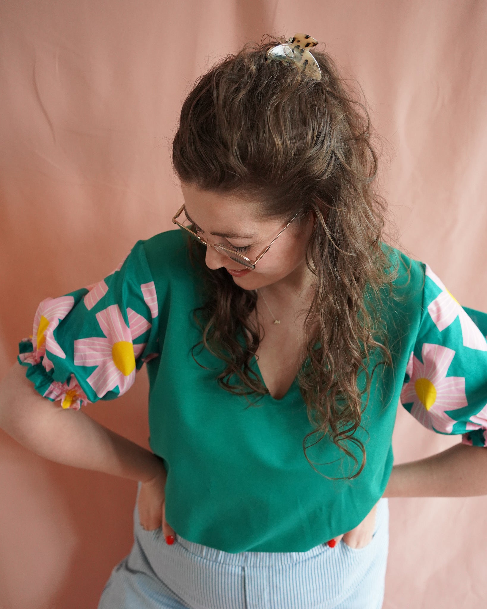 Vicky (green) top