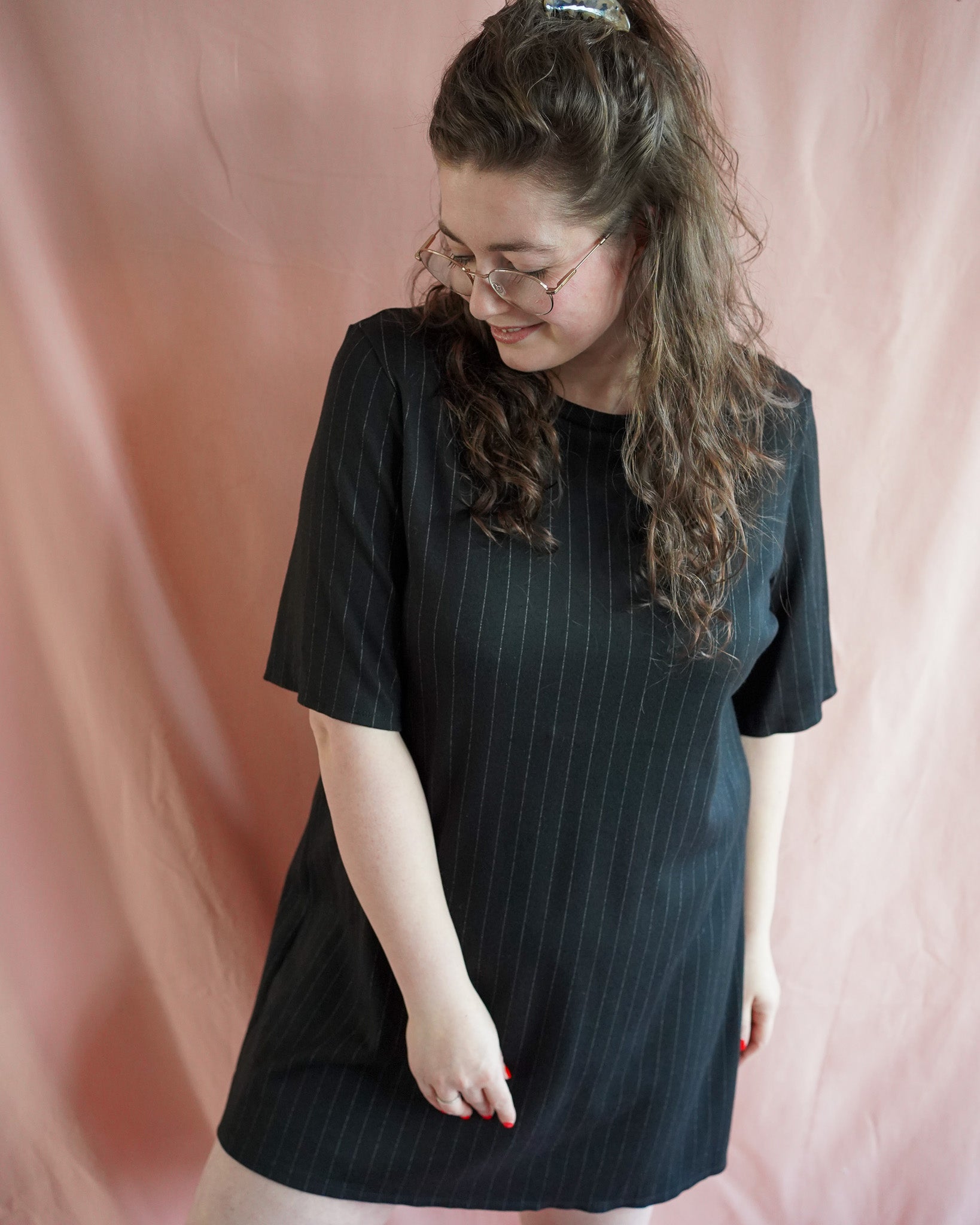 Chloe (black stripe) dress