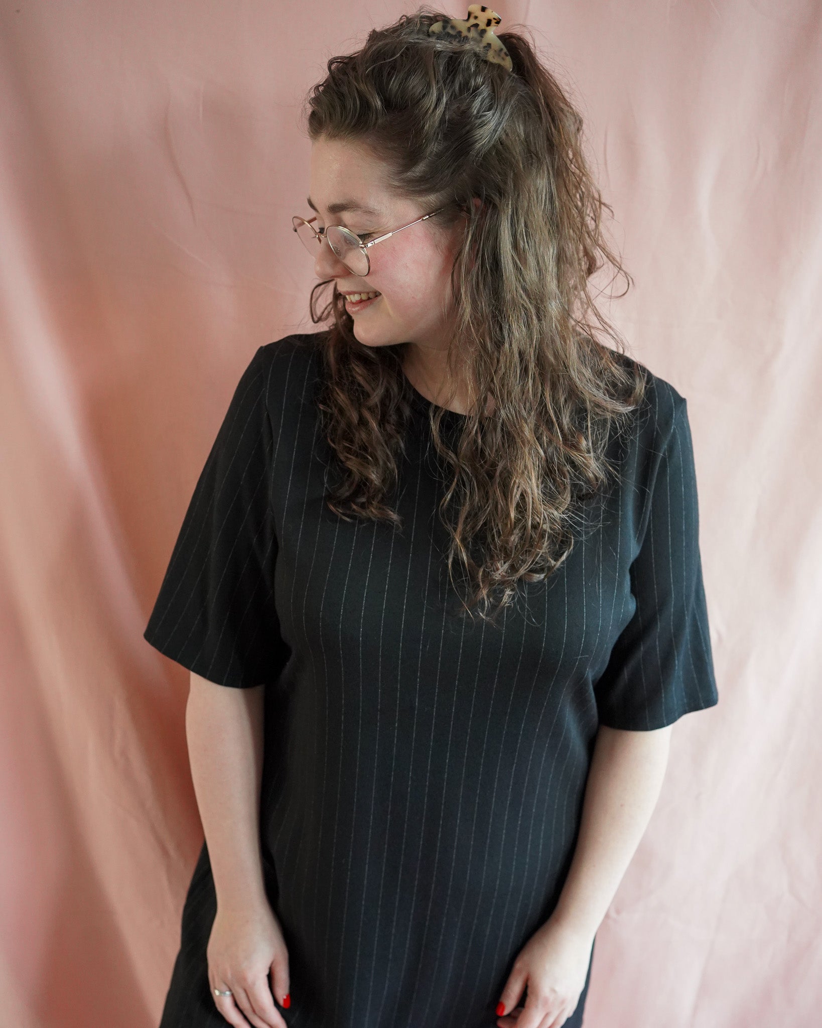 Chloe (black stripe) dress