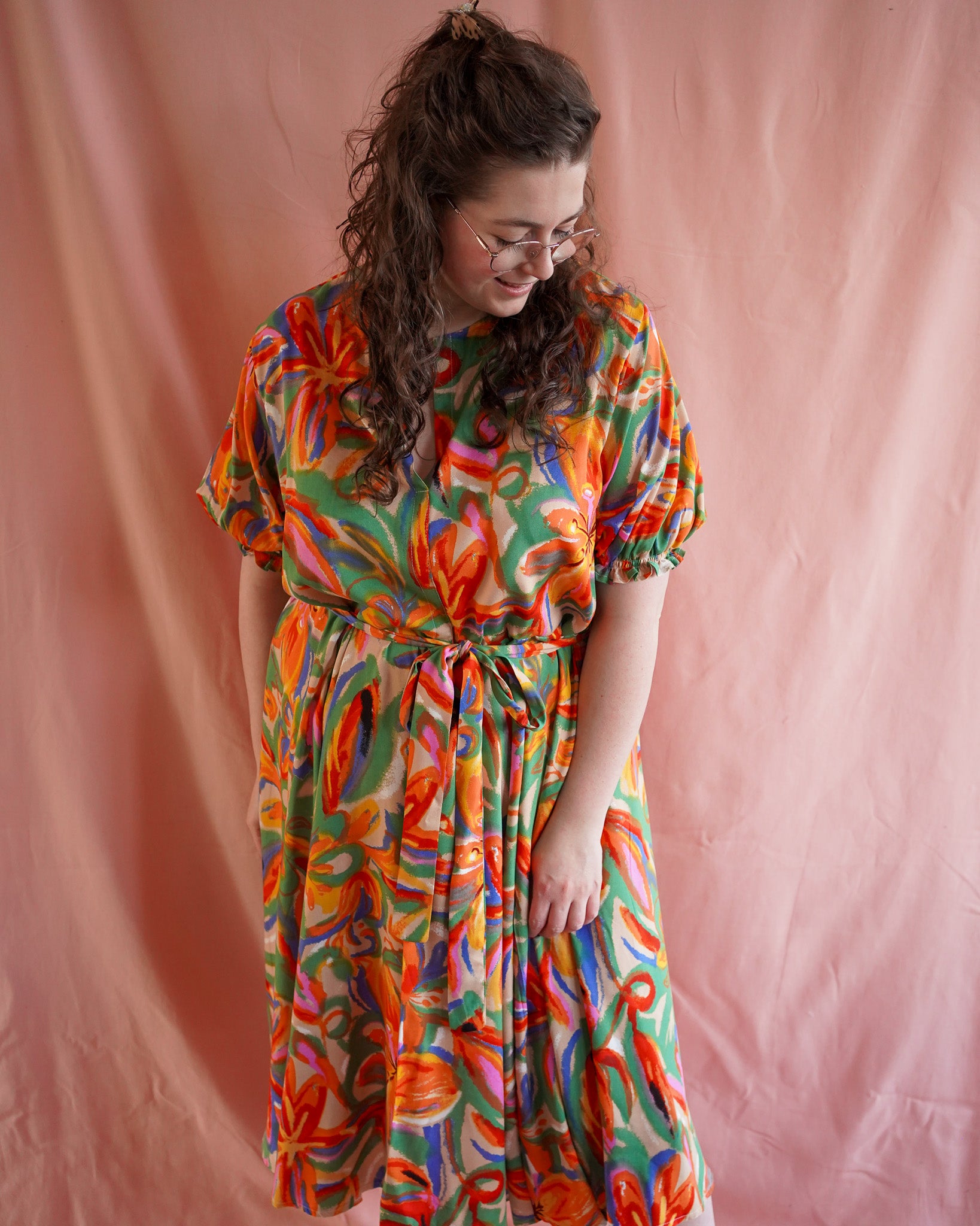 Elisa dress | Orange