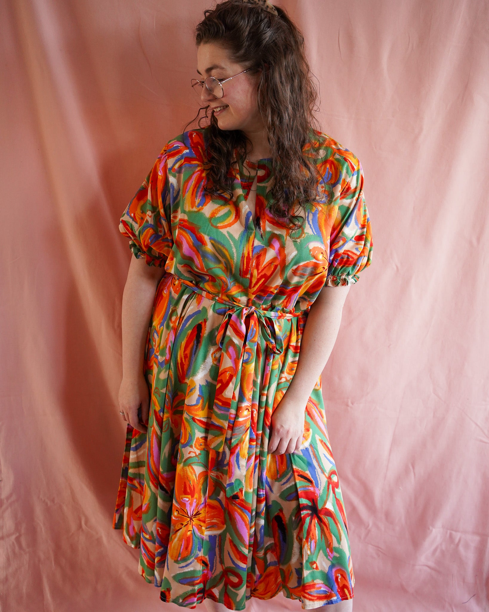 Elisa dress | Orange