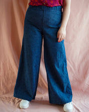Jane wide leg jeans | Donker blauw