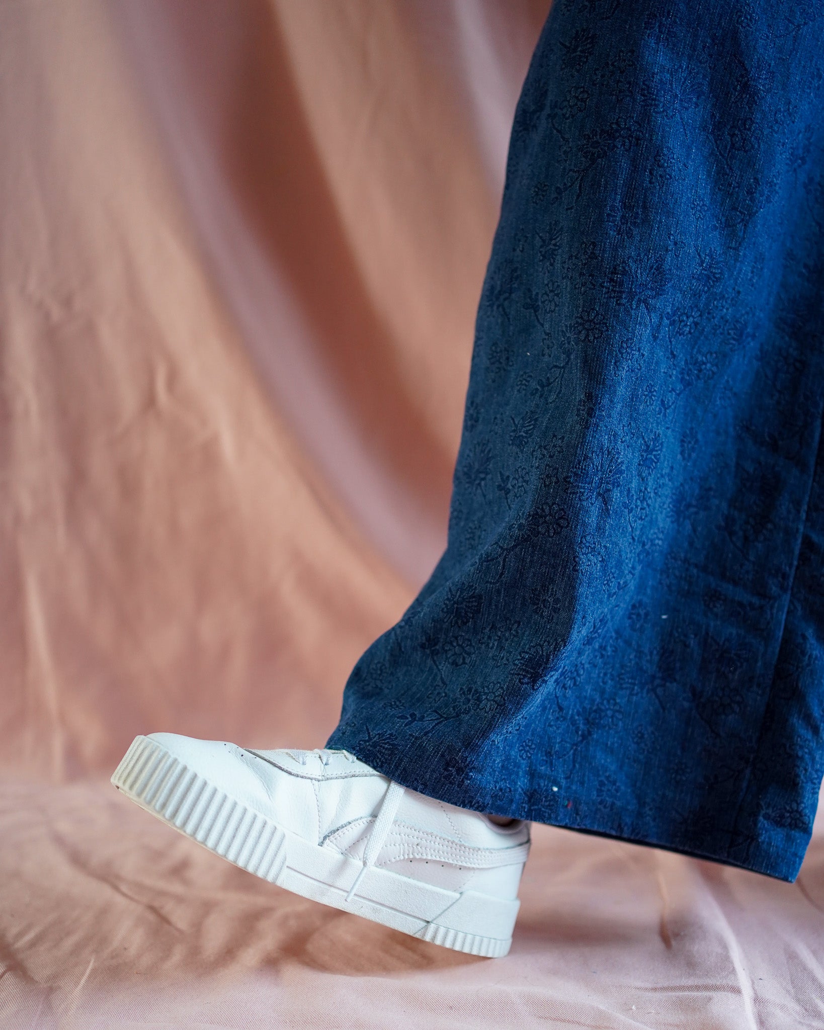 Jane (dark blue) wide leg jeans