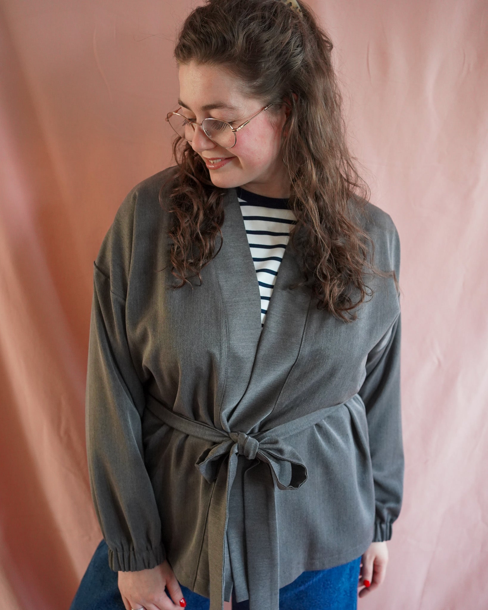 Merel (donker taupe) jasje