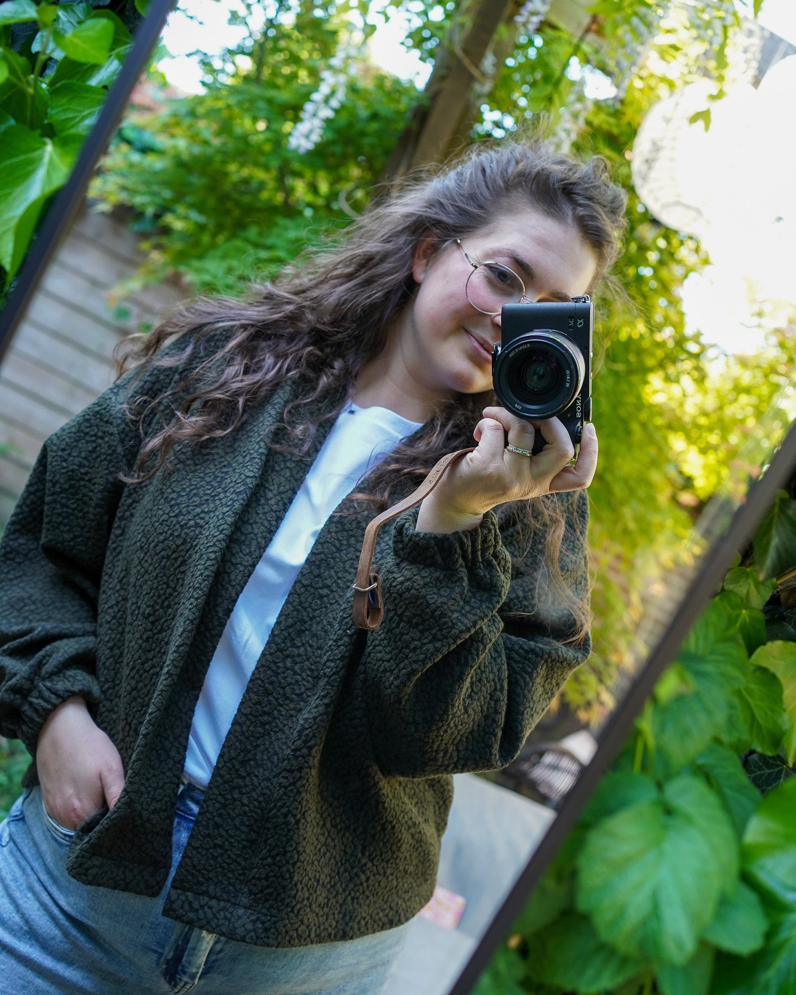 Miep vest | Army Jacquard