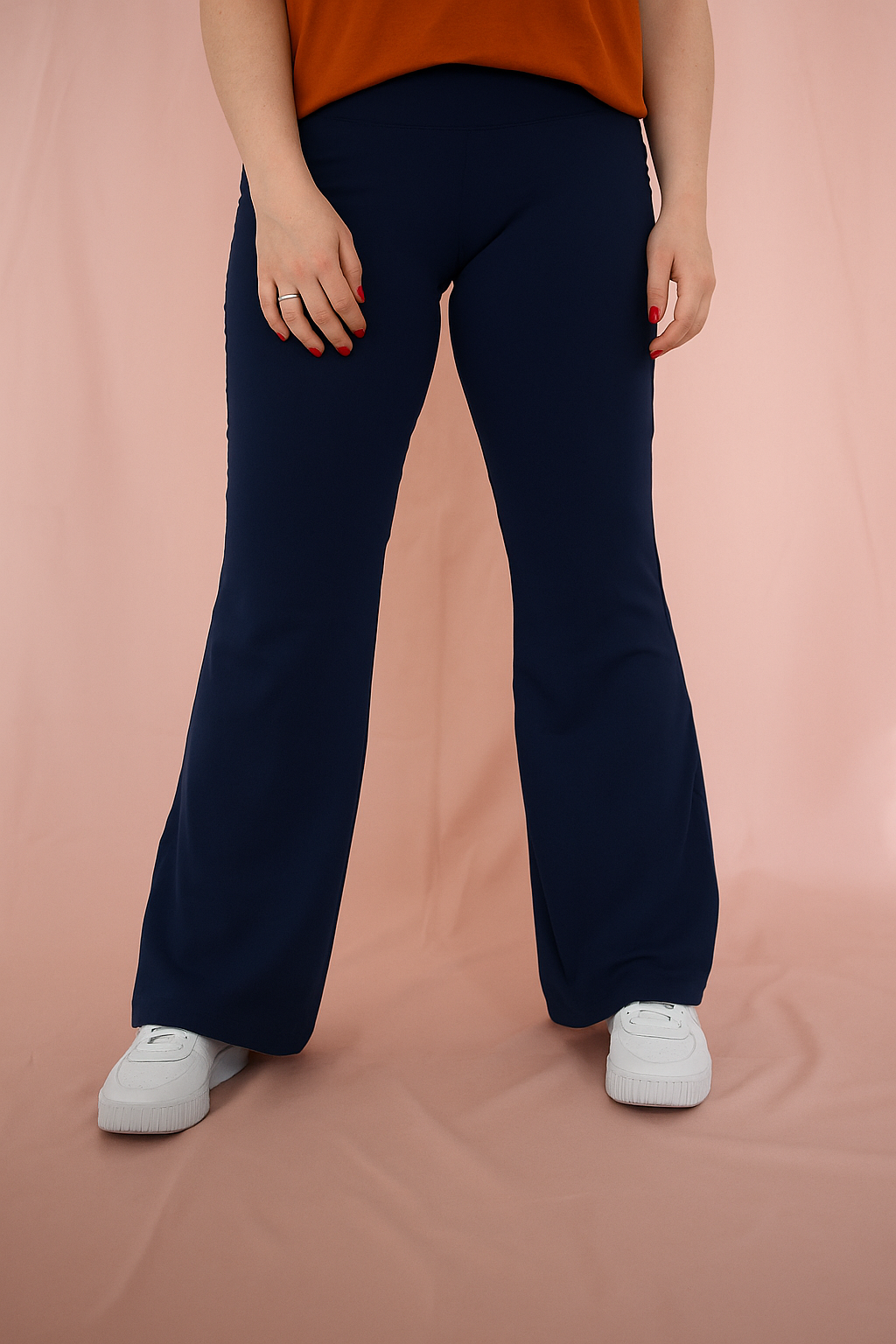 Noor Flared | Navy