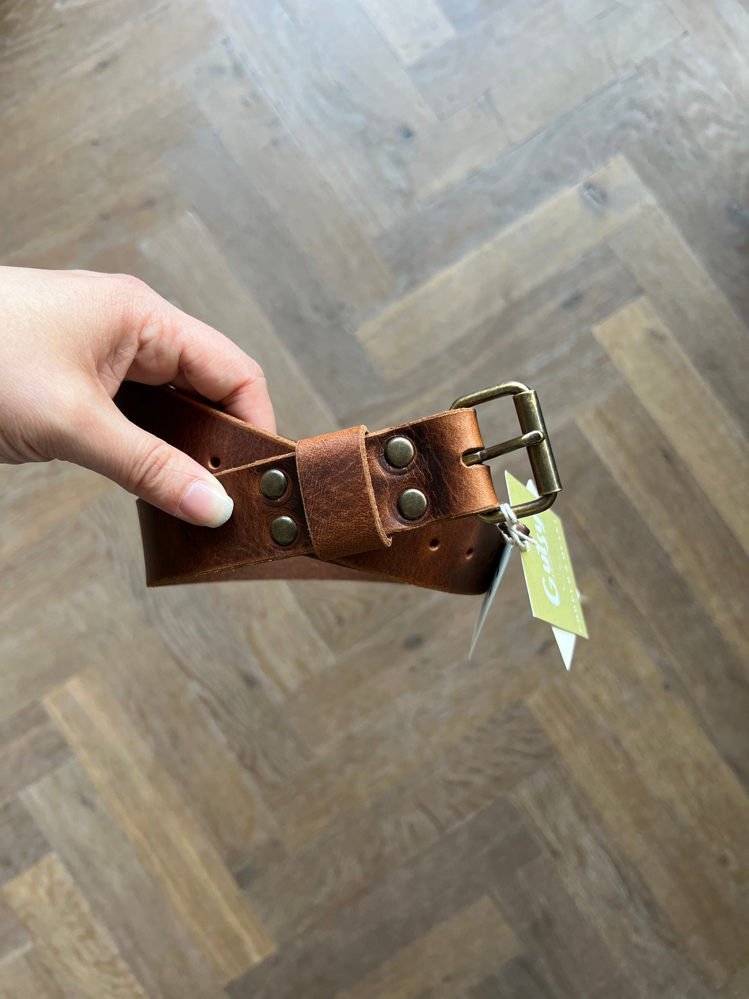 Heren leren riem | Bruin & Zwart | Gutsy X Cooper & Quint