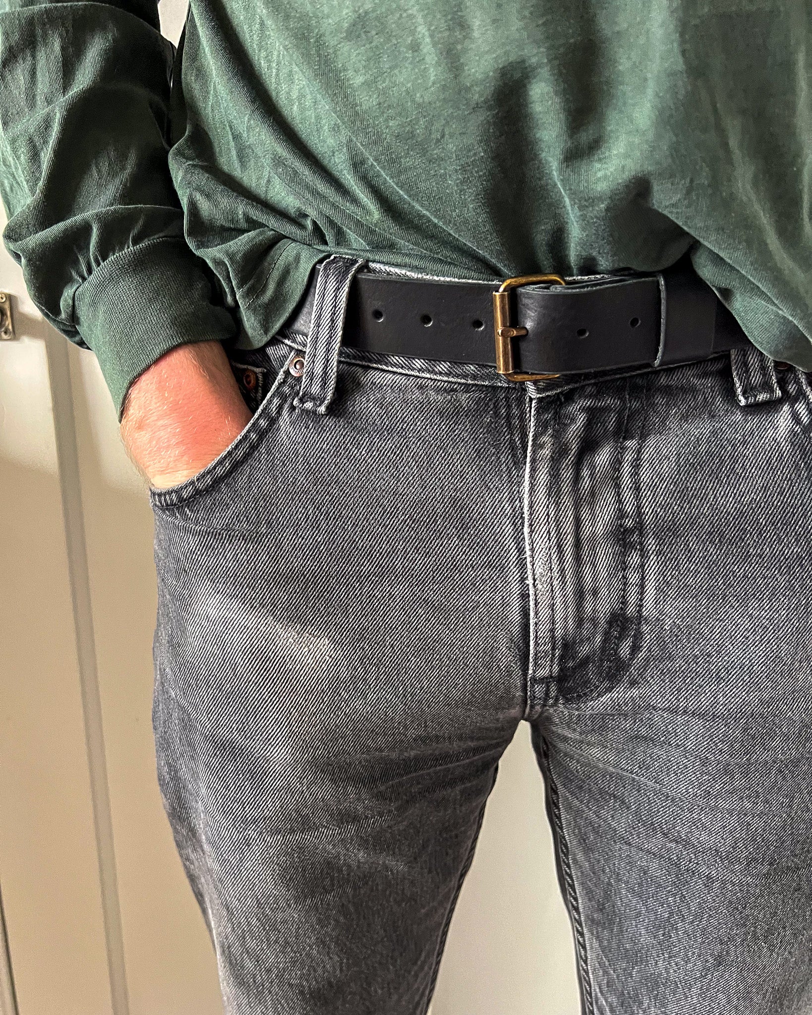 Heren leren riem | Bruin & Zwart | Gutsy X Cooper & Quint