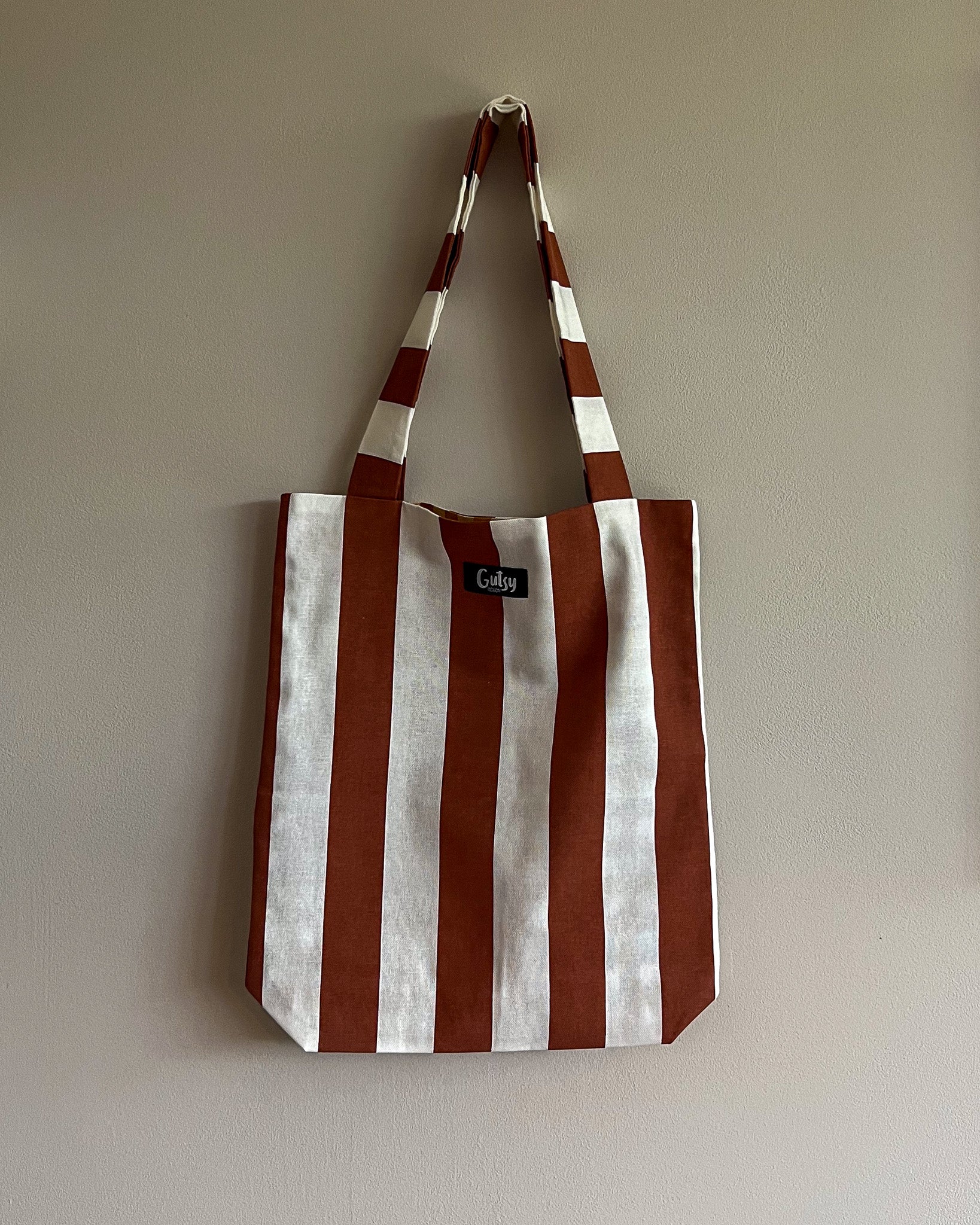 Tote bag | Brique streep