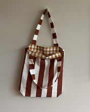 Tote bag | Brique streep