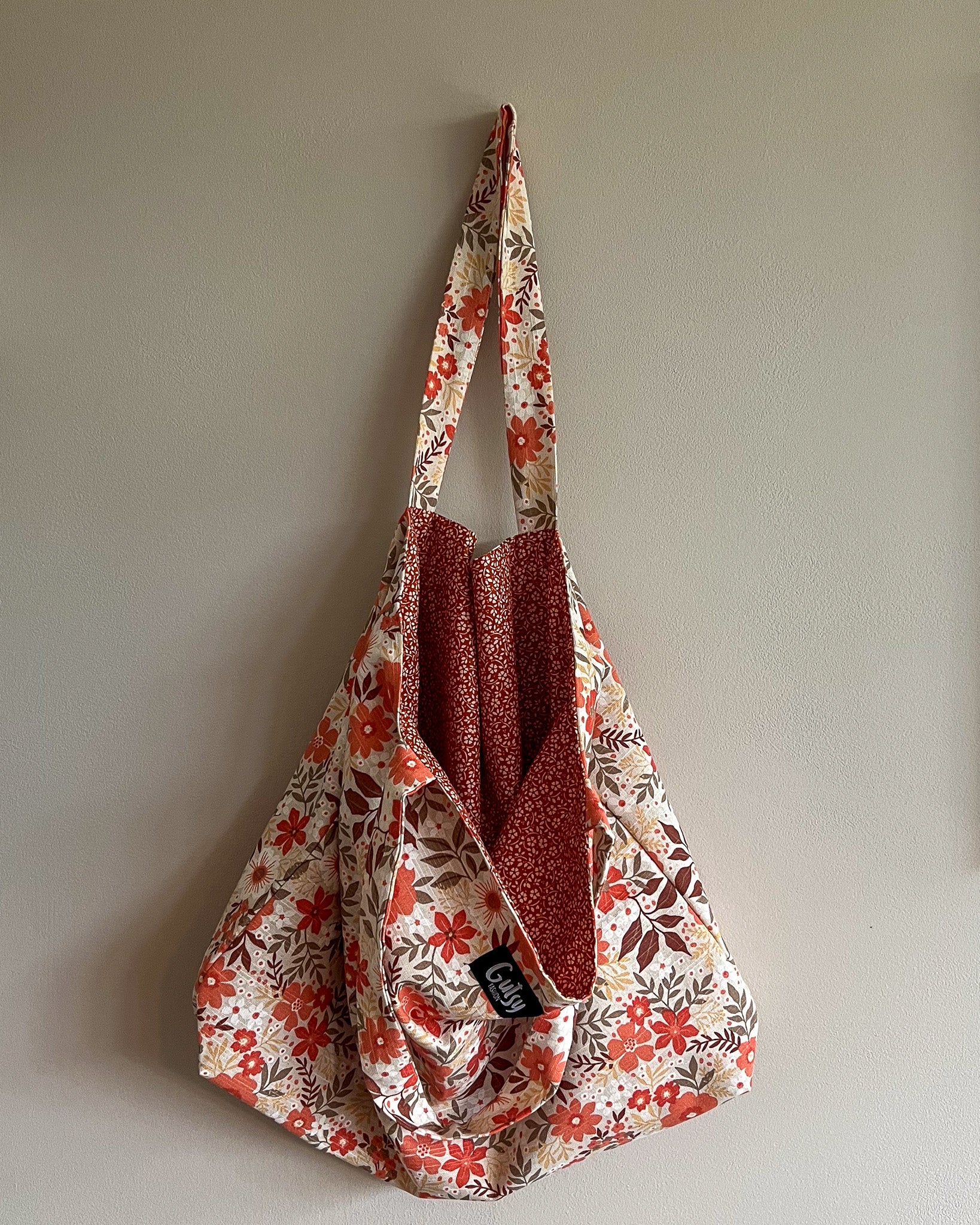 Big bag | Flowers red