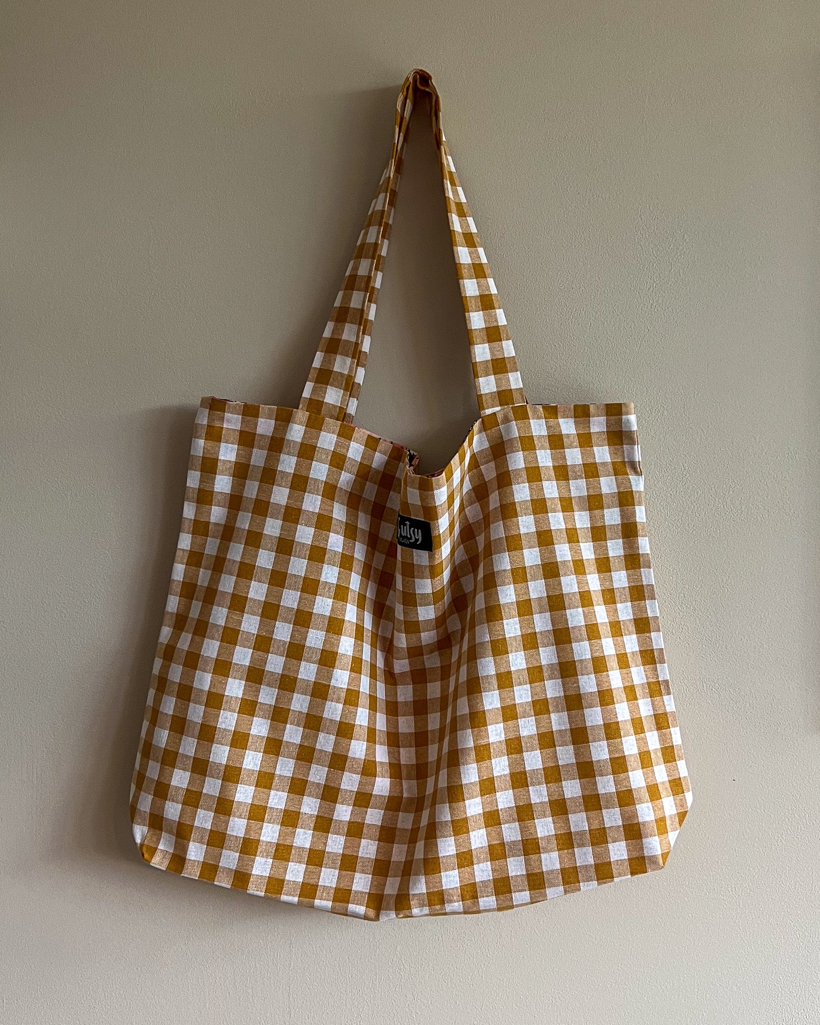 Big bag | Oker ruit