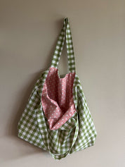 Big bag | Groen ruit