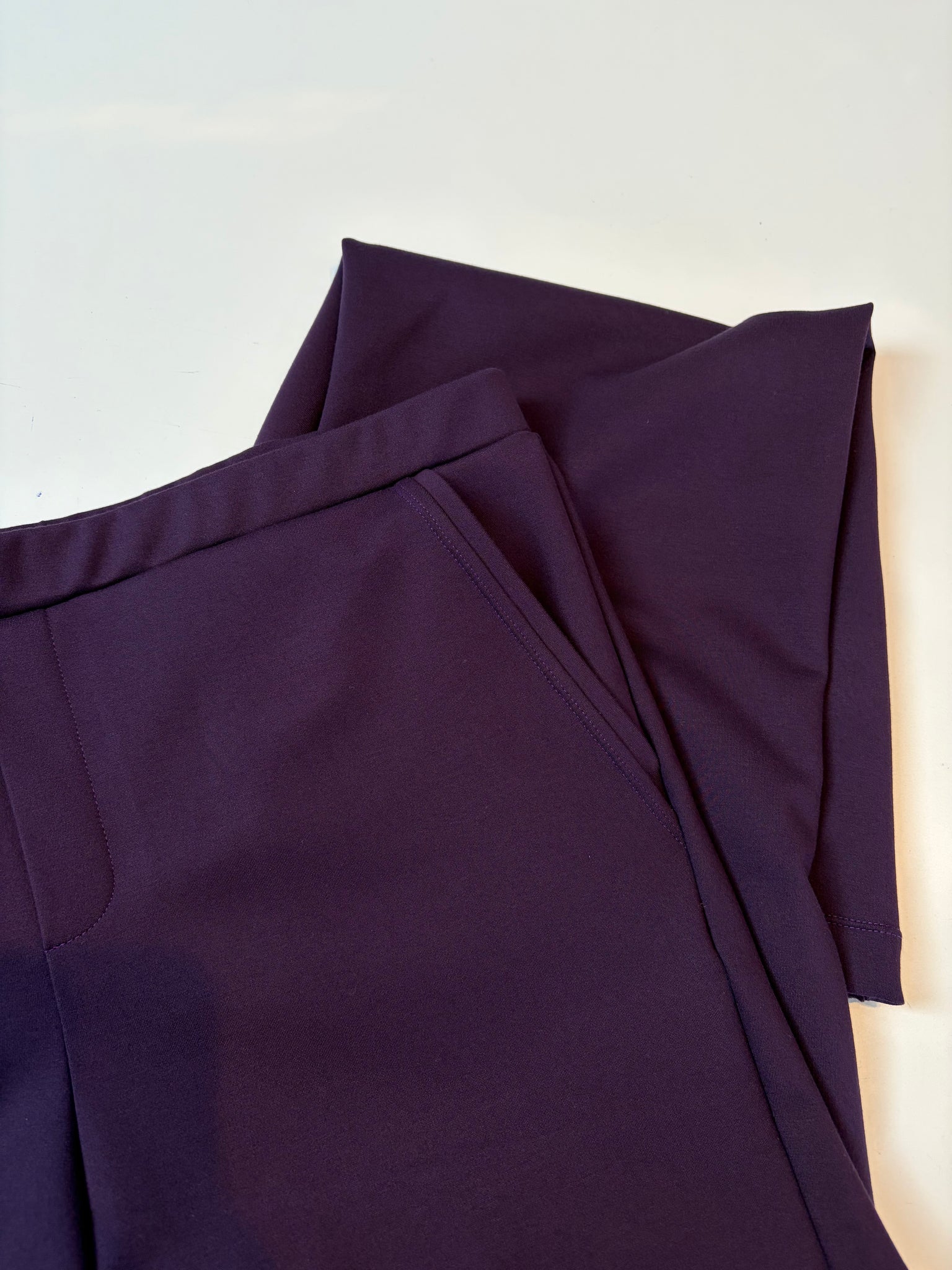 Flared pantalon Lizz | Aubergine