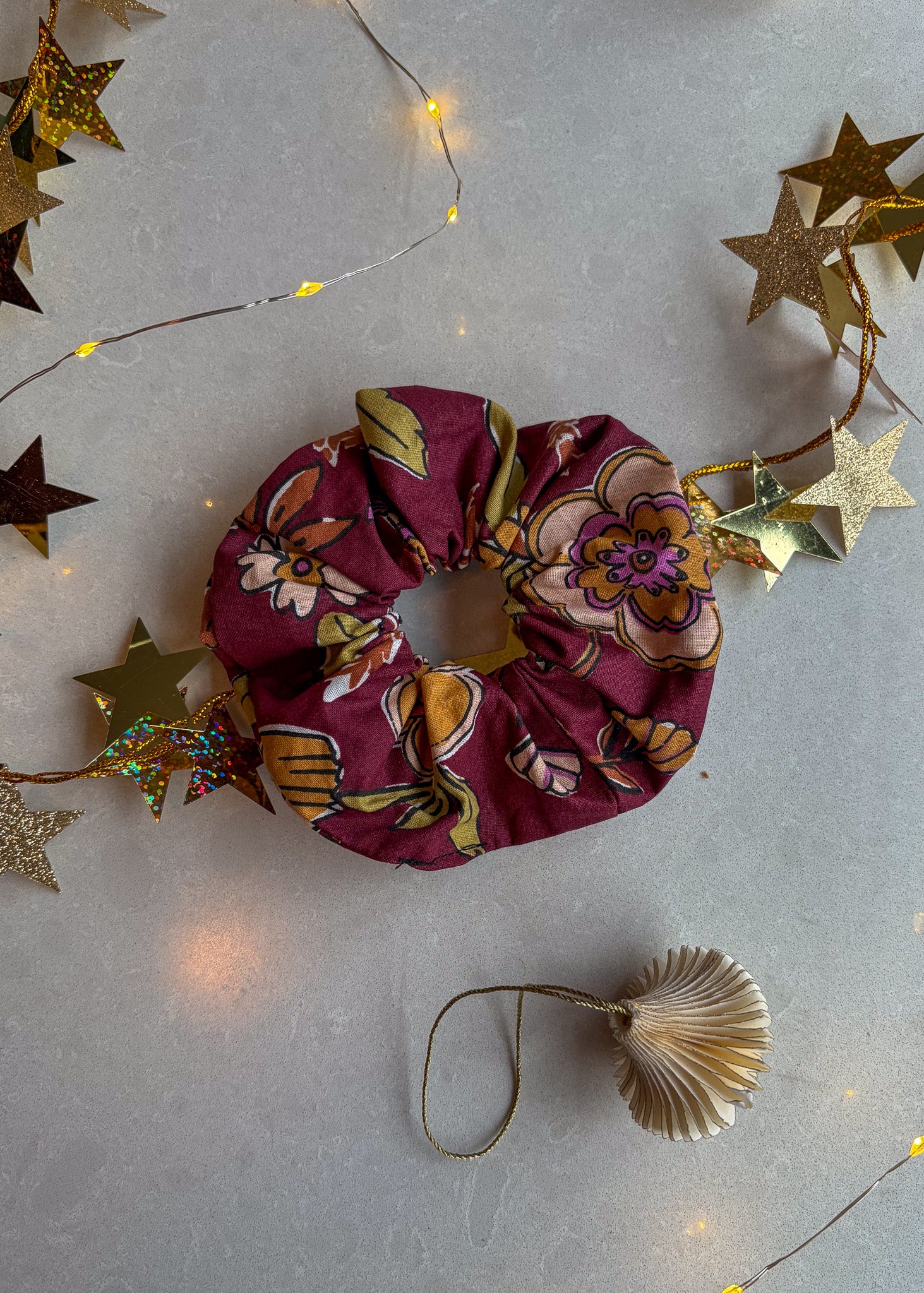 Scrunchie | Christmas bordeaux