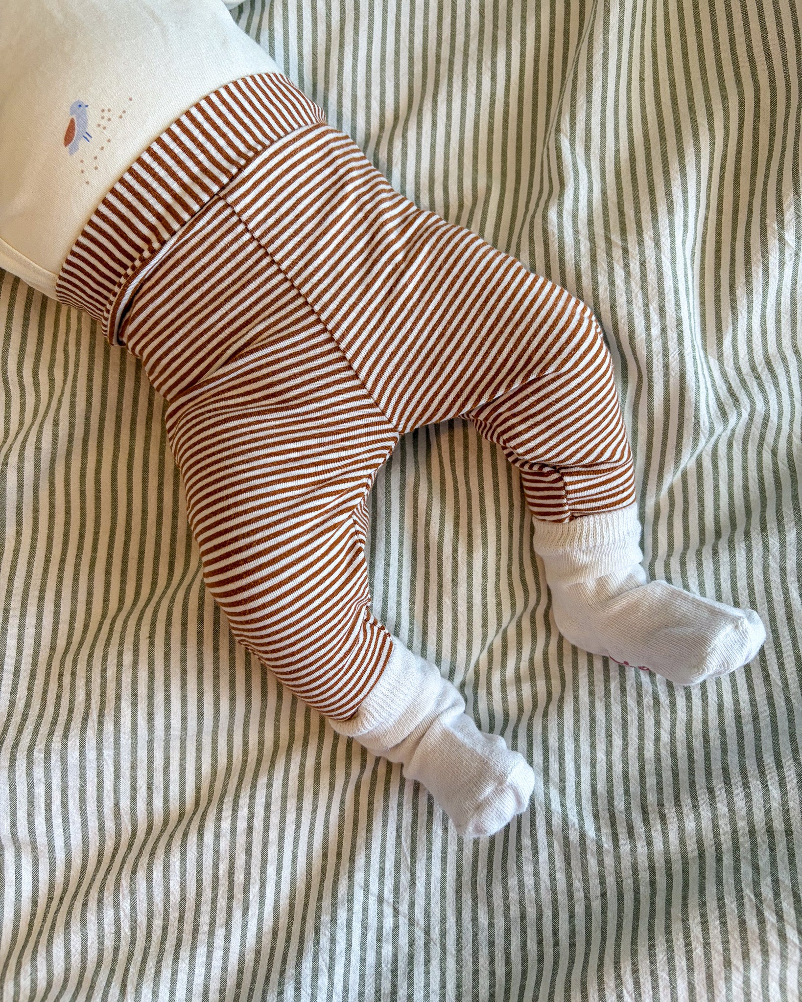 Newborn broekje | Streep bruin