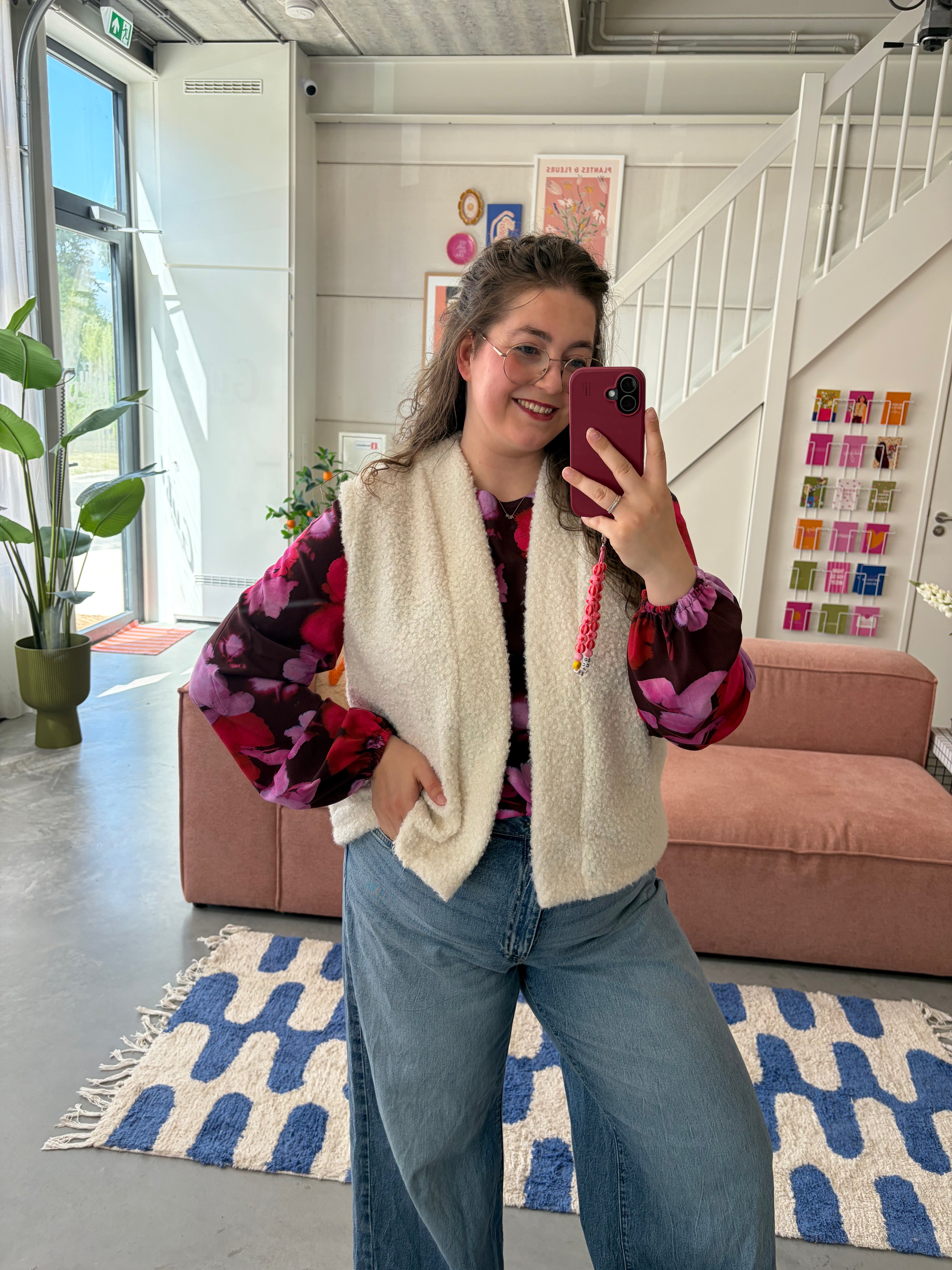 Gilet Teddy | Ecru