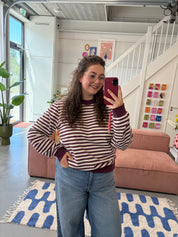 Maud sweater | Aubergine