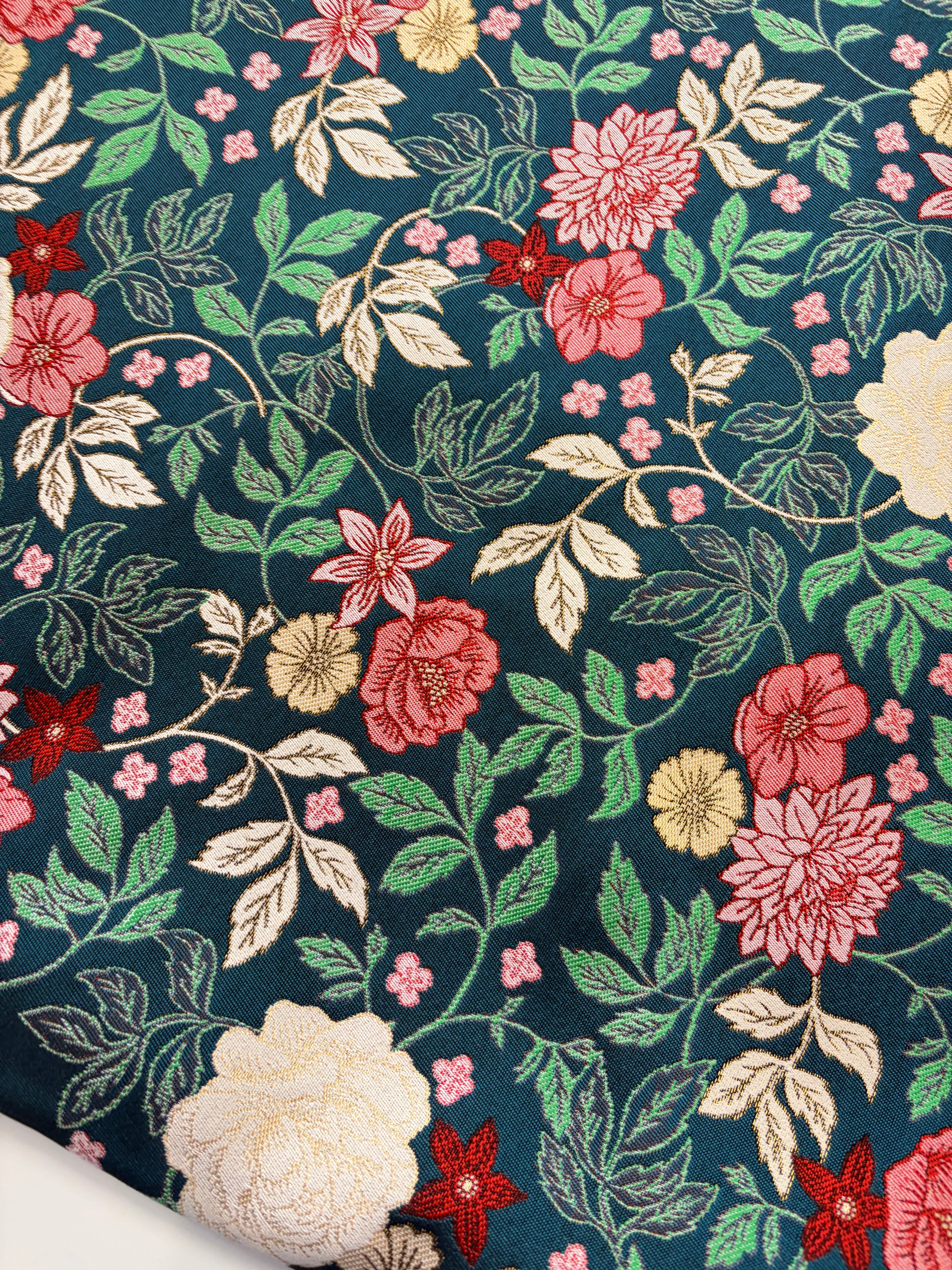 Coupon stof jacquard Janny - 1 M