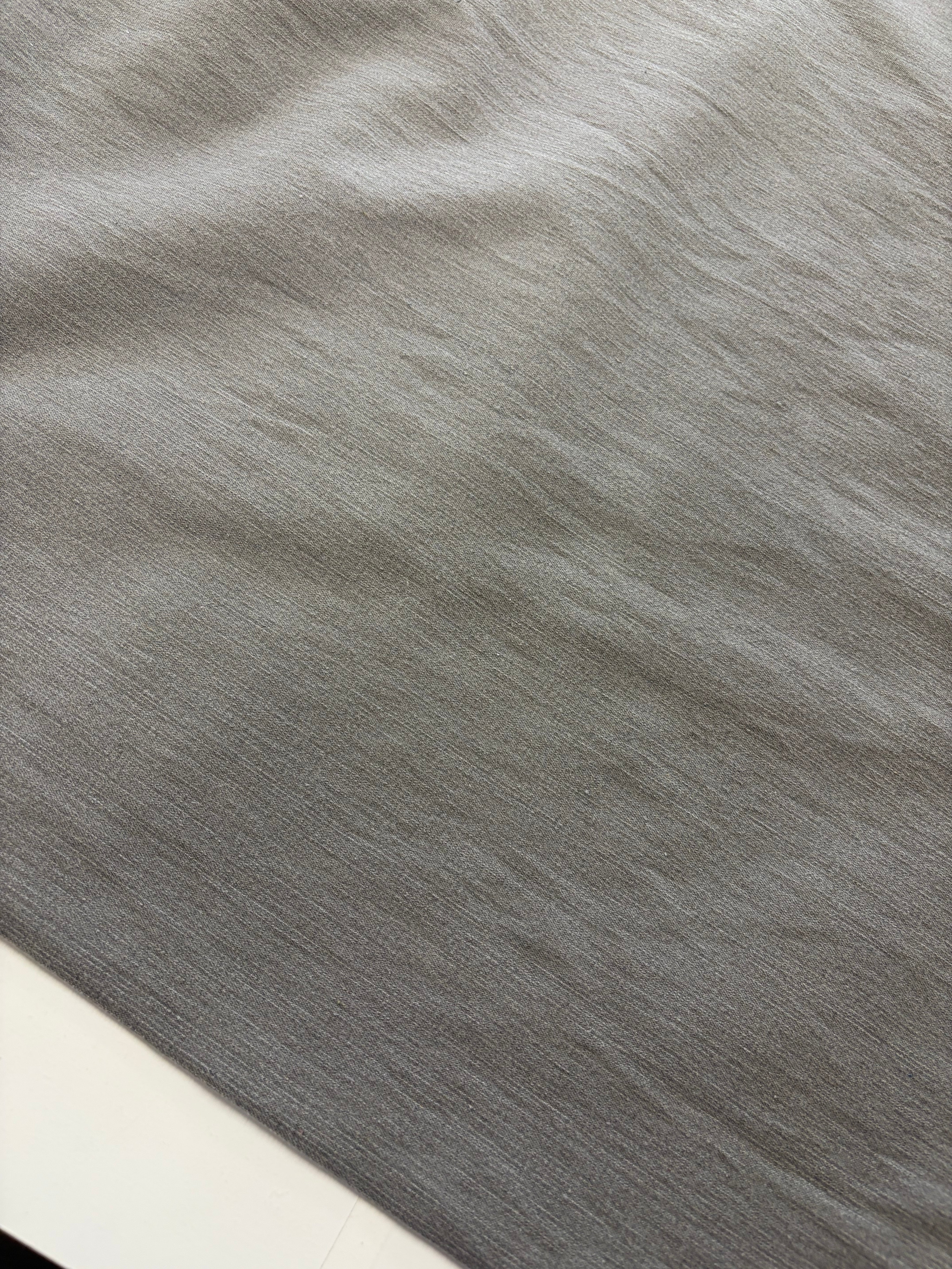 Coupon stof jeans stretch grijs - 1,5M