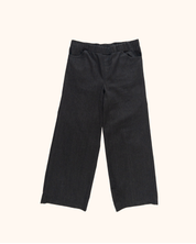 Jeans wide leg Jane | Black denim