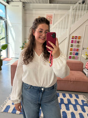 Kiki blouse | Wit