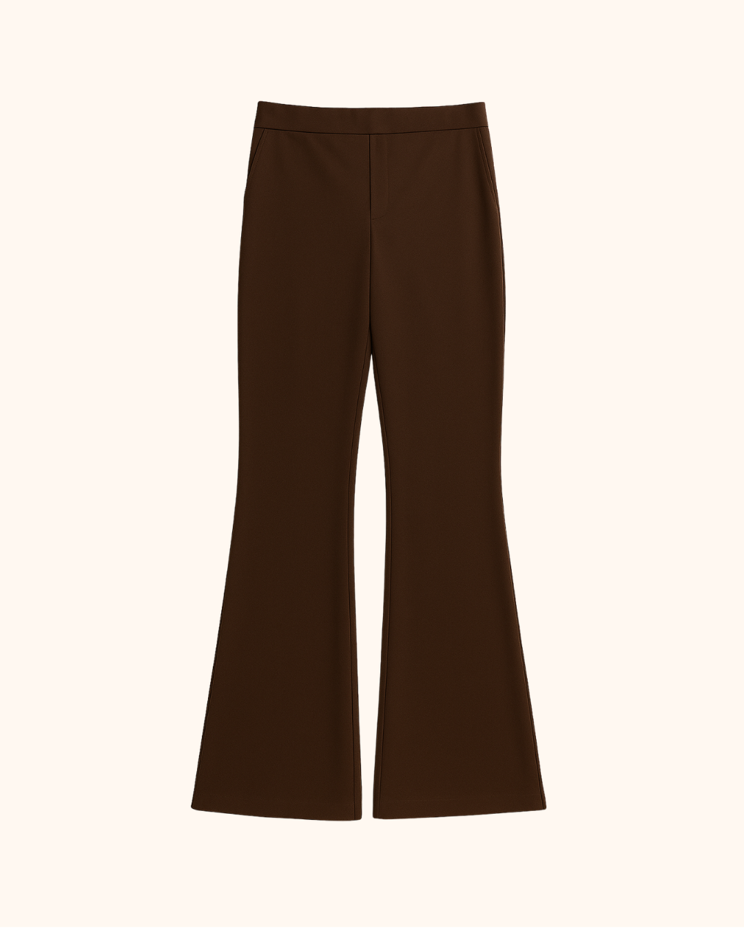 Flared pantalon Lizz | Bruin