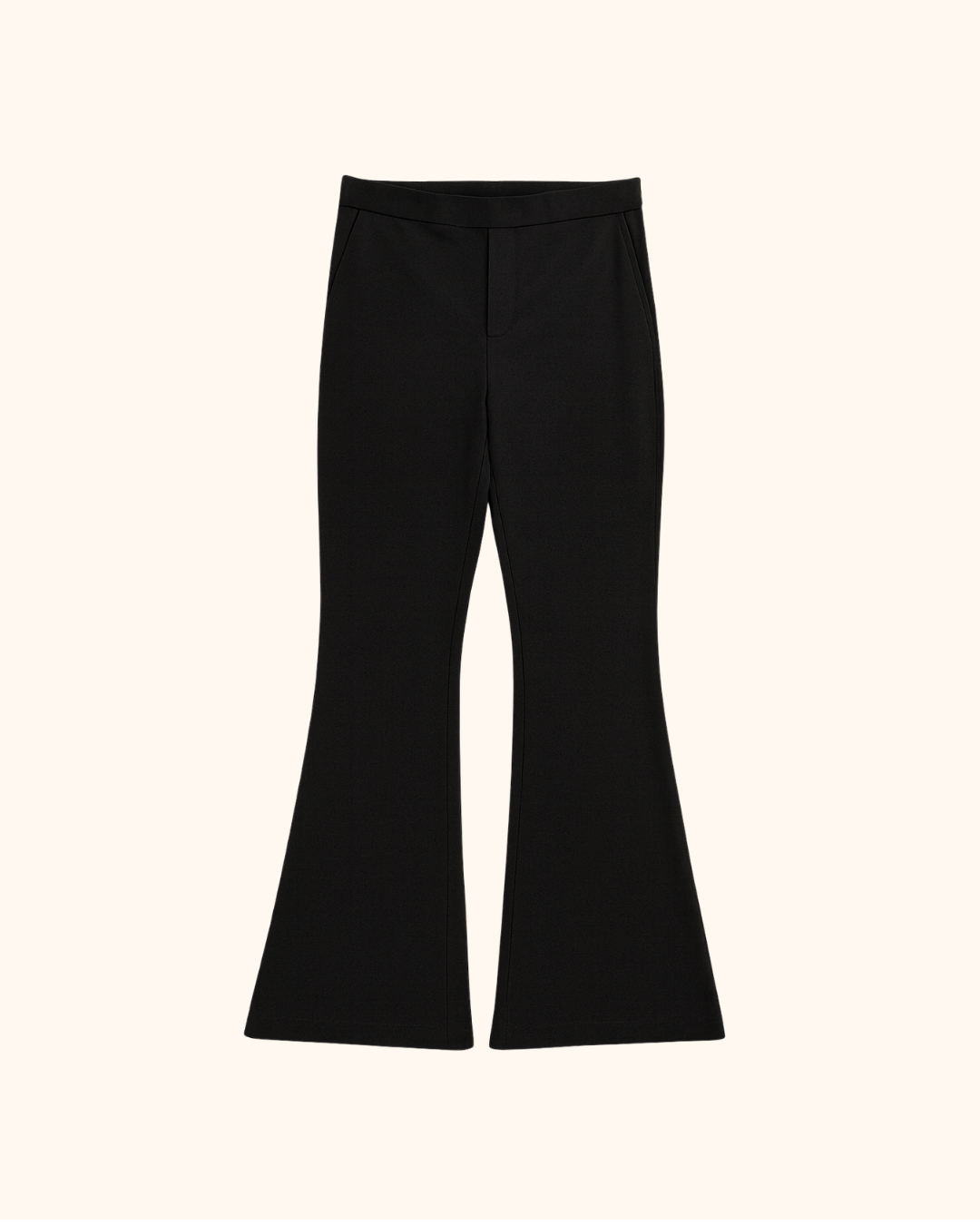 Flared pantalon Lizz | Zwart