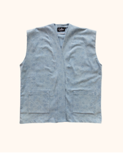Merel gilet | Licht bloemen jeans