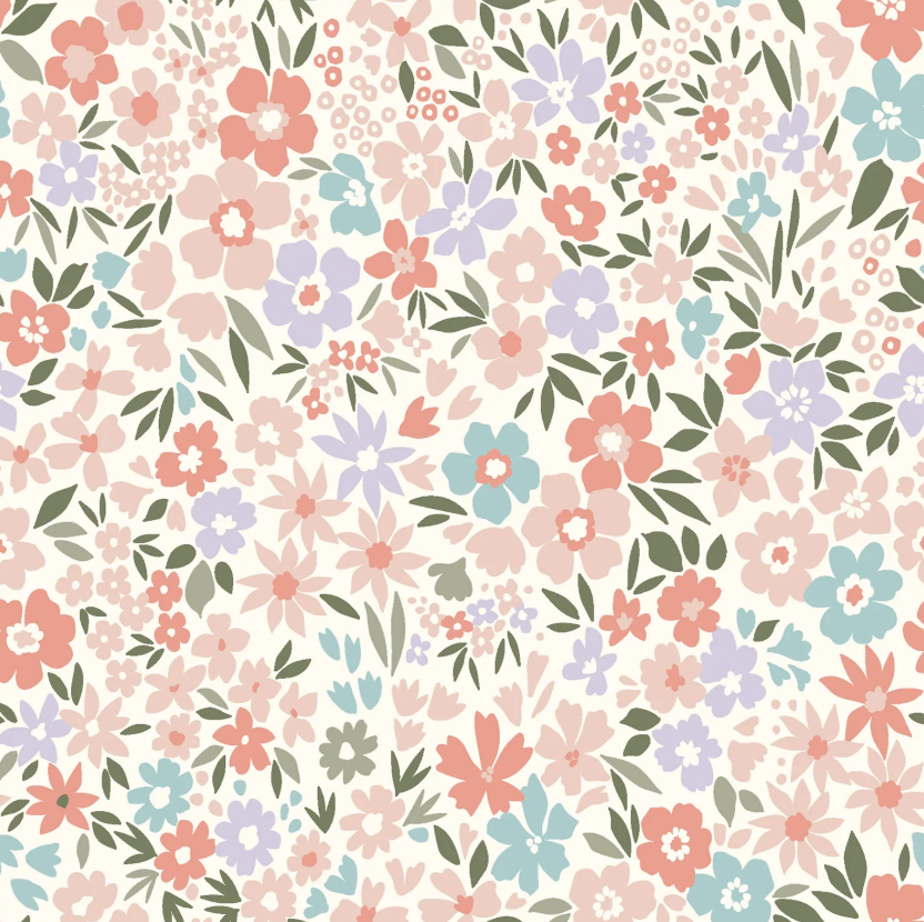 Newborn broekje | Bloemen lente