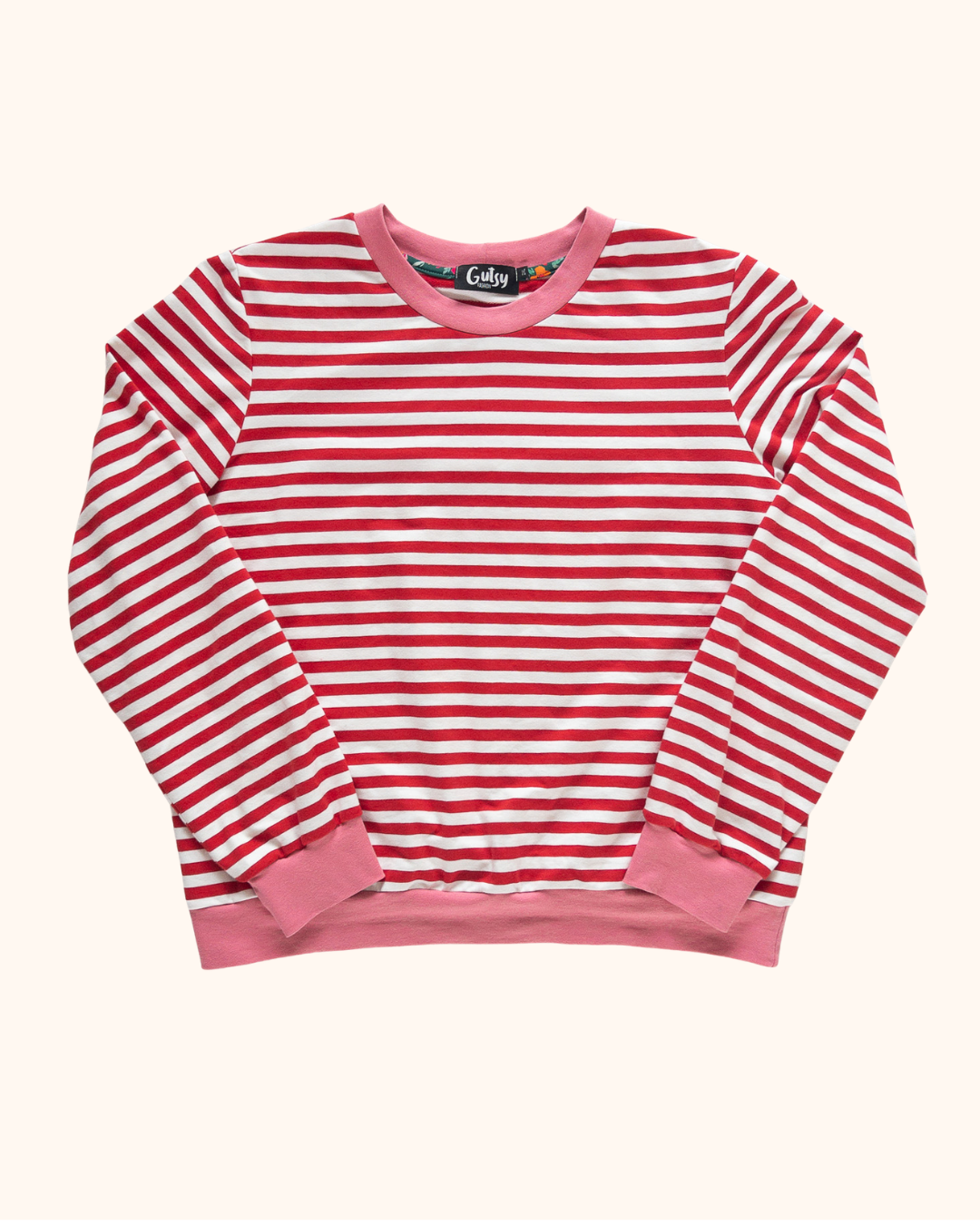 Maud sweater | Rood/roze