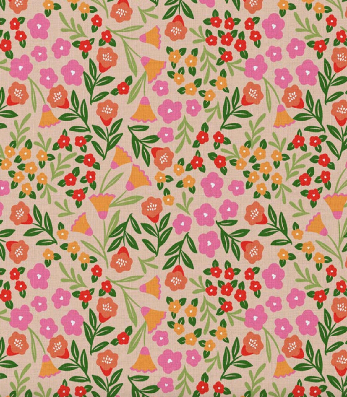 Sjaaltje | Roze bloemenveld