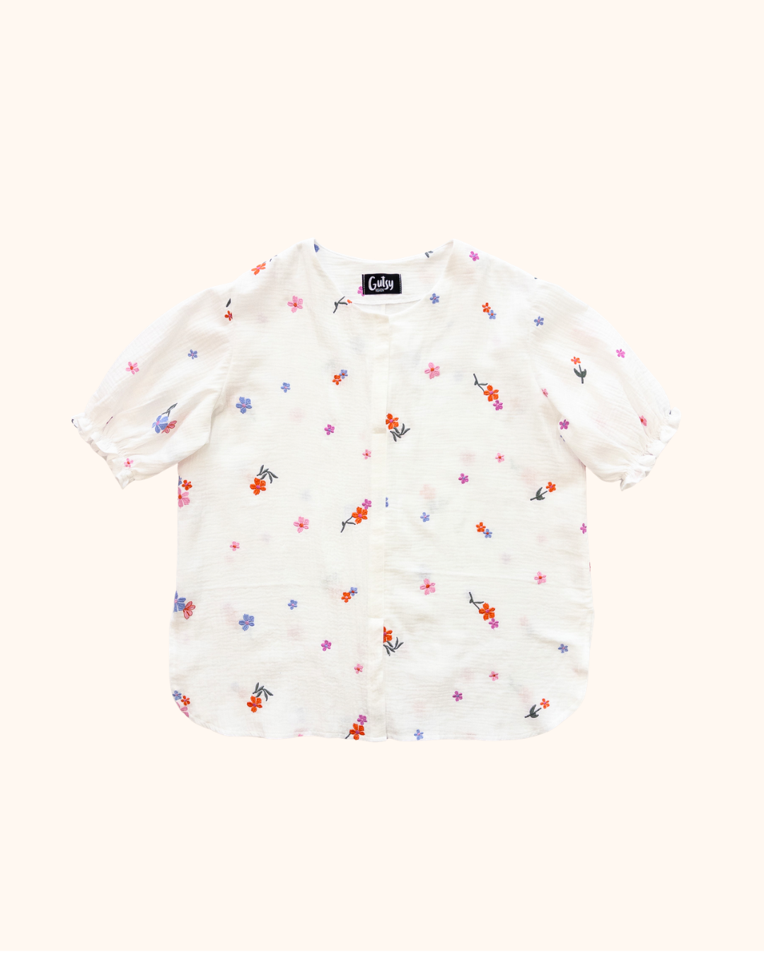 Sophie blouse | geborduurde bloemen
