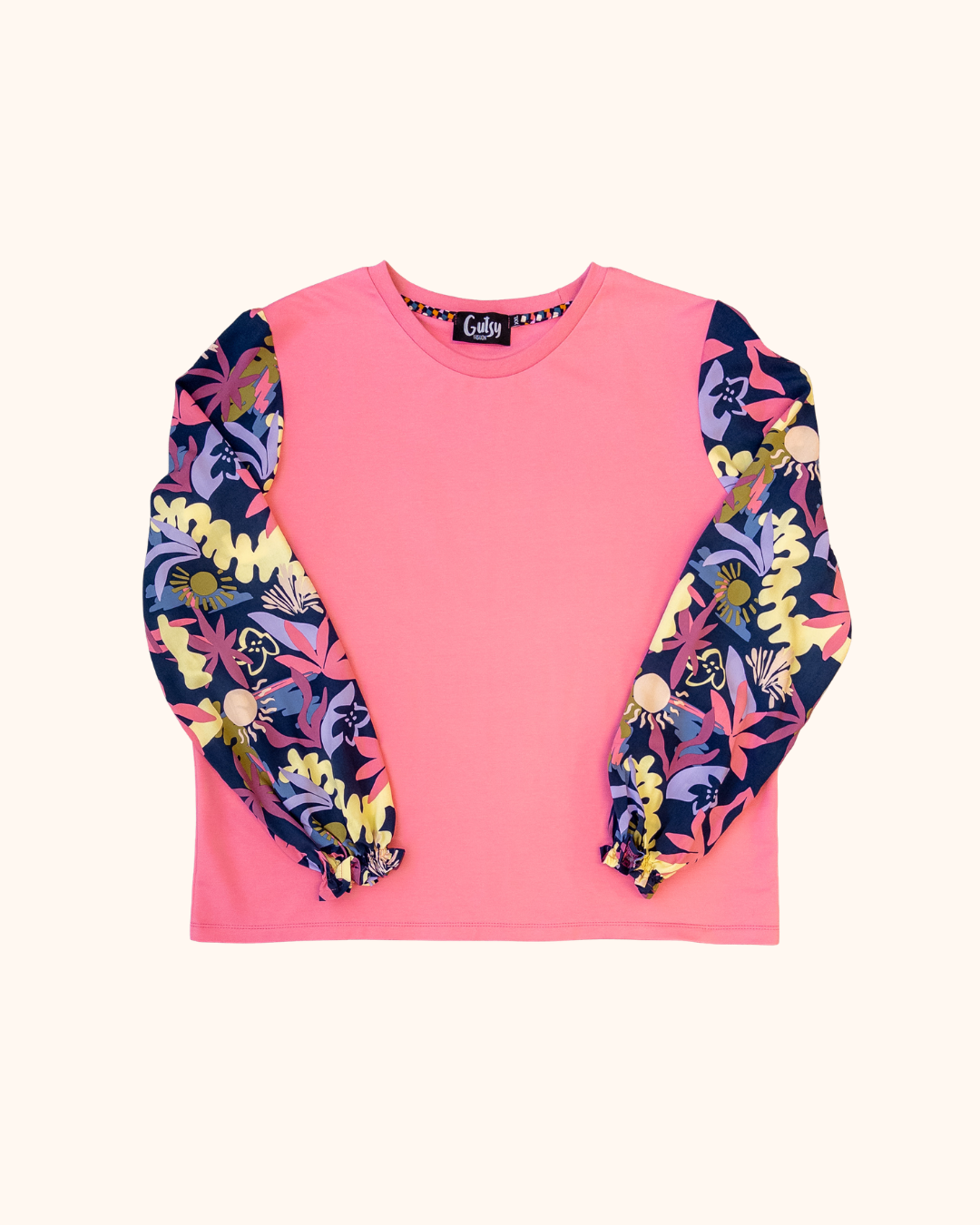 Top Vicky | Roze/navy