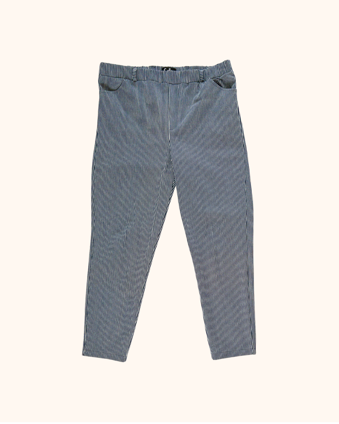 Mom jeans Mae | donker streep