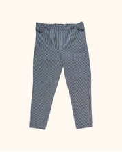 Mom jeans Mae | donker streep