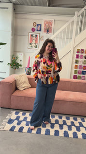 Lucy blouse | Grafisch
