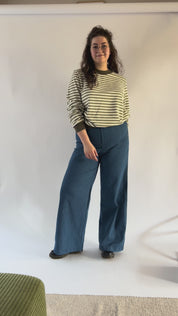 Jeans wide leg Jane | Medium denim