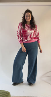 Maud sweater | Rood/roze