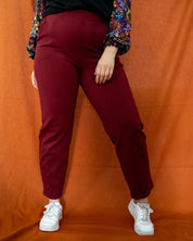 Straight pantalon Elza | Petrol