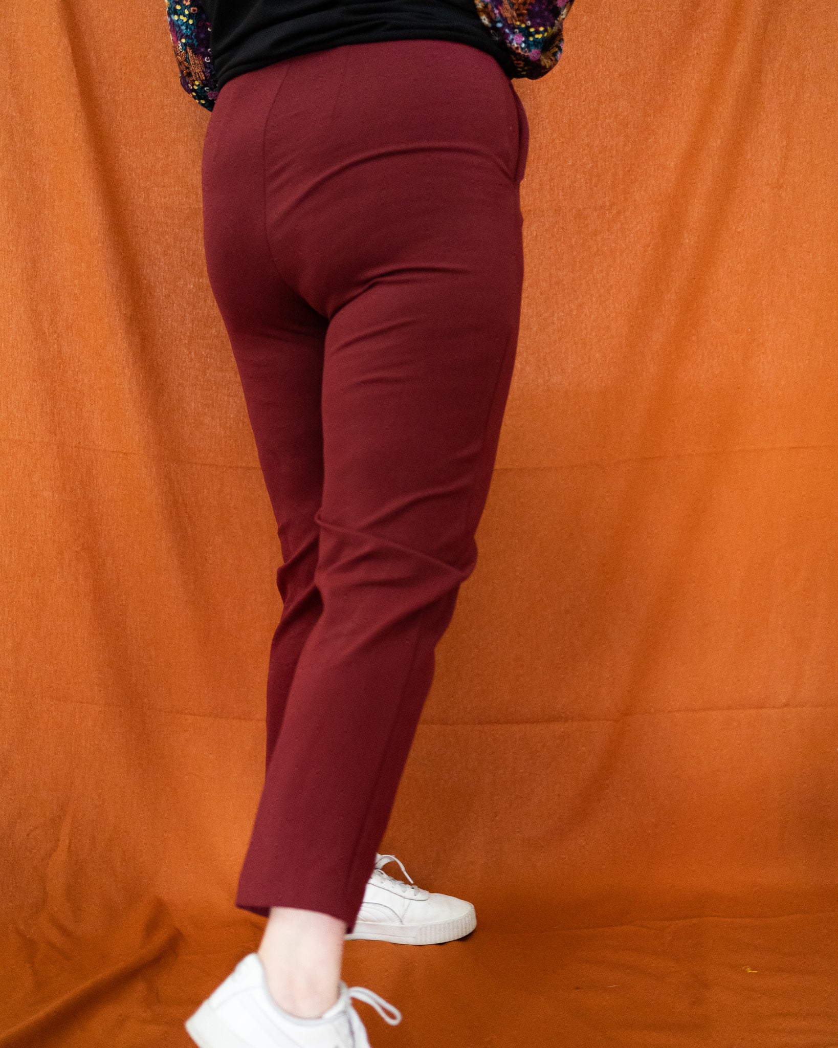 Straight pantalon Elza | Bordeaux