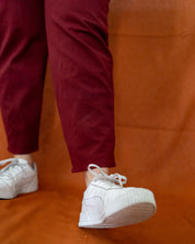 Straight pantalon Elza | Bordeaux