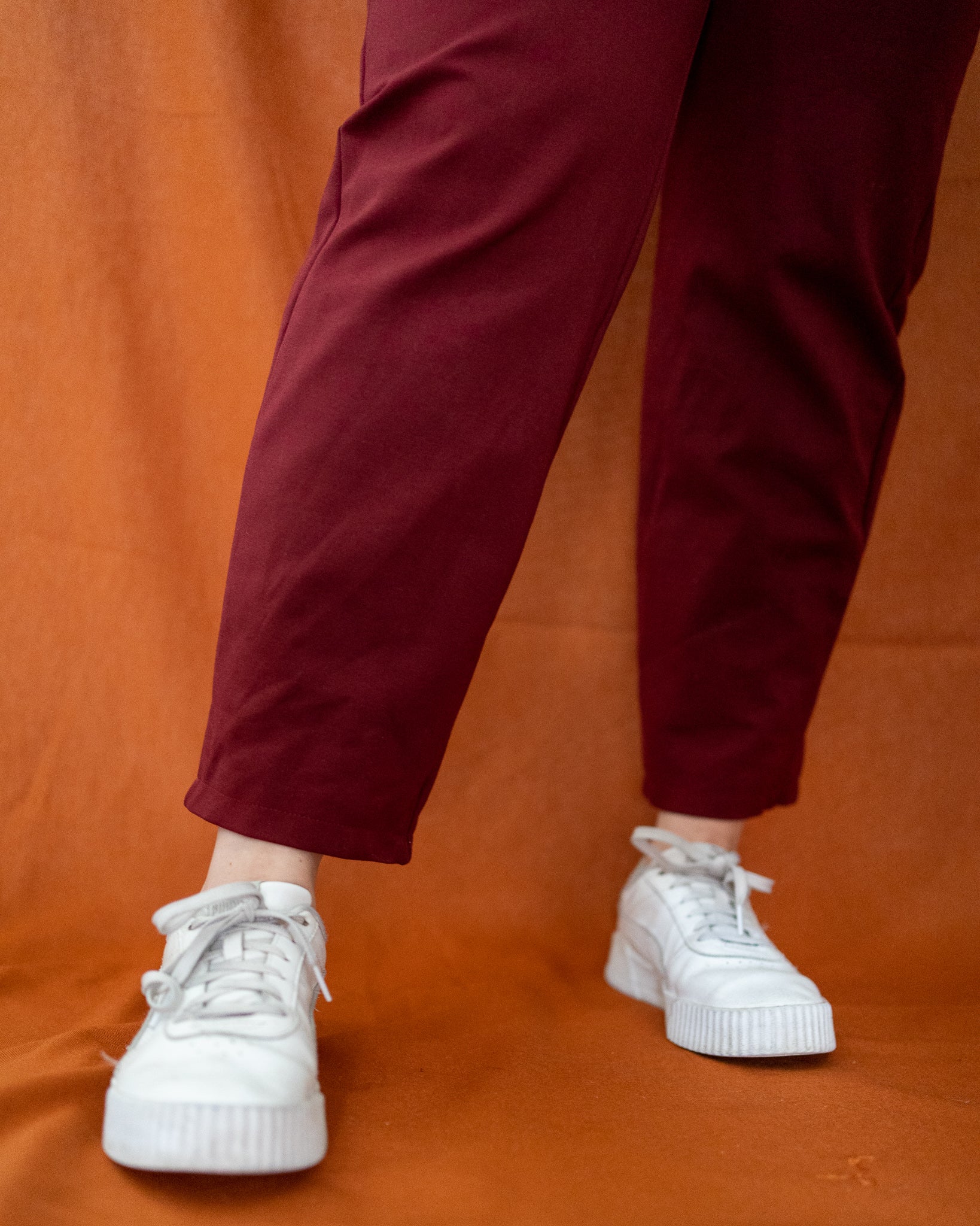 Straight pantalon Elza | Bordeaux